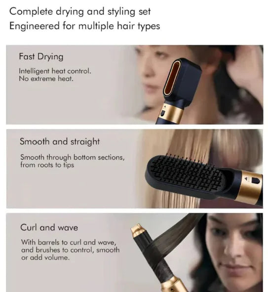 5-in-1 Multi Hair Styler & Curling Iron