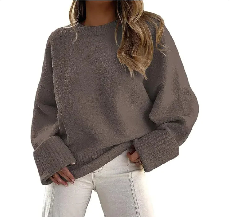 Women’s Fashion Plush Sweater Top-Deals With JT