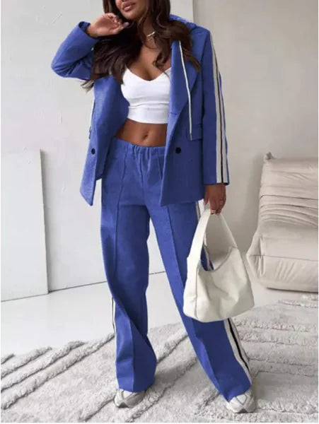 Chic Ribbon Hooded Lounge Set