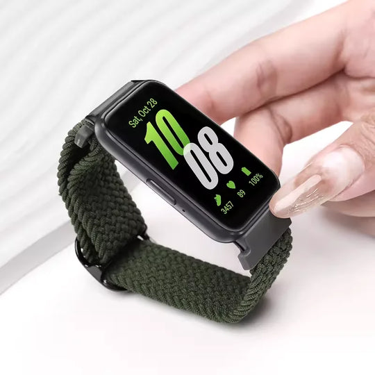 for Samsung Galaxy Fit 3 Strap Accessories watchband sport Nylon Braided Adjustable Replacement correa bracelet Galaxy fit3 band-Deals With JT