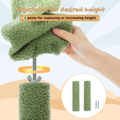 Cactus Cat Tree 7-Tier Tower | Hammocks, Condos & Scratching Posts