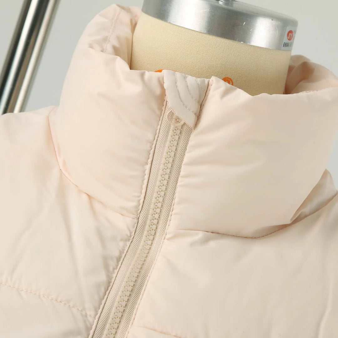 Women'S Vest Winter Oversized Vest Lightweight Stand Collar Flysleeve Insulated Padded Puffy Jackets Coat With Pockets 조끼-Deals With JT