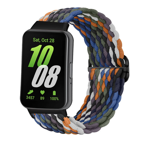 for Samsung Galaxy Fit 3 Strap Accessories watchband sport Nylon Braided Adjustable Replacement correa bracelet Galaxy fit3 band-Deals With JT