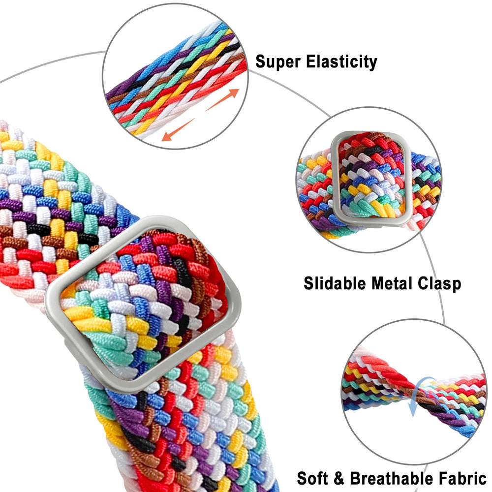 for Samsung Galaxy Fit 3 Strap Accessories watchband sport Nylon Braided Adjustable Replacement correa bracelet Galaxy fit3 band-Deals With JT