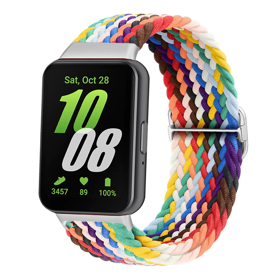 for Samsung Galaxy Fit 3 Strap Accessories watchband sport Nylon Braided Adjustable Replacement correa bracelet Galaxy fit3 band-Deals With JT