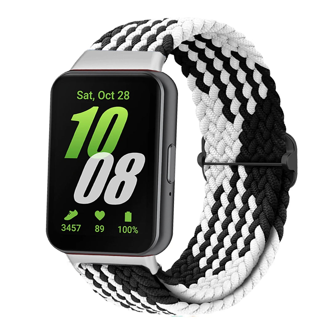 for Samsung Galaxy Fit 3 Strap Accessories watchband sport Nylon Braided Adjustable Replacement correa bracelet Galaxy fit3 band-Deals With JT