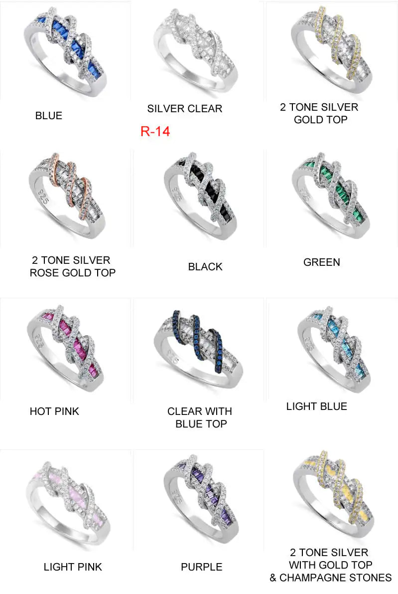 Prosper Rings In Various Colors And Combinations