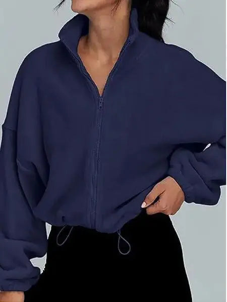 Women's Polar Fleece Zip-Up Jacket-Deals With JT