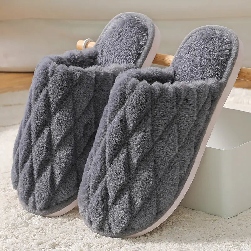 Men's Warm Waterproof Plush Slippers-Deals With JT