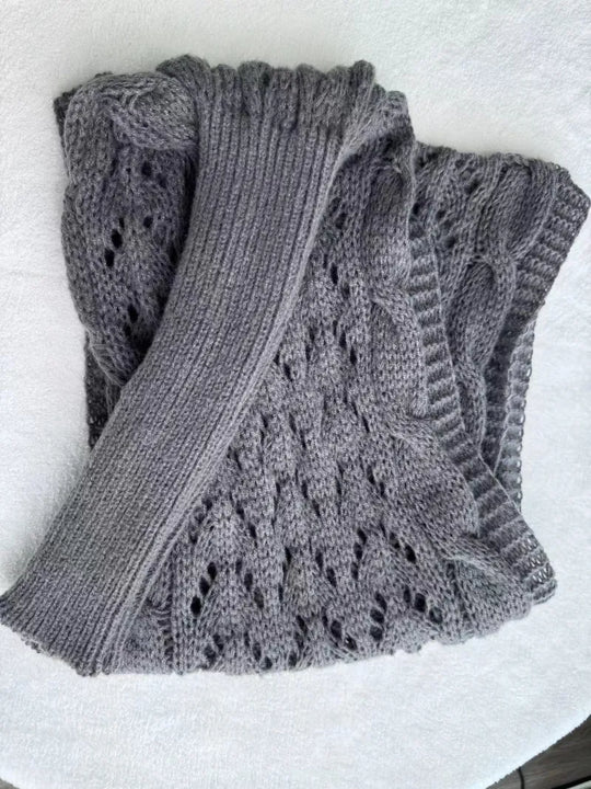 Knitted Double Sleeve Shawl